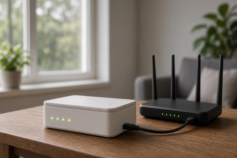 AI-generated editorial photo about What to Do When Your Internet Goes Down