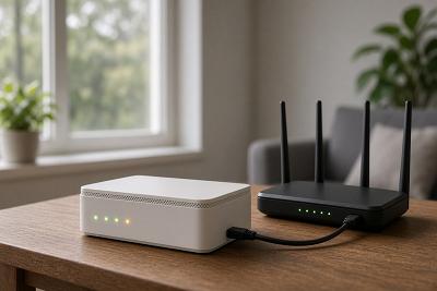 AI-generated editorial photo about What to Do When Your Internet Goes Down
