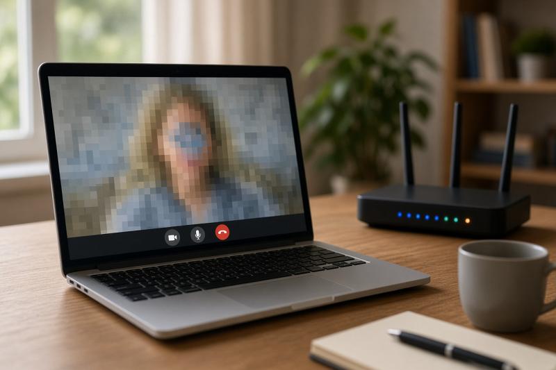AI-generated editorial photo about Why Video Calls Stutter on a Fast Plan