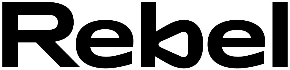 Rebel internet logo black