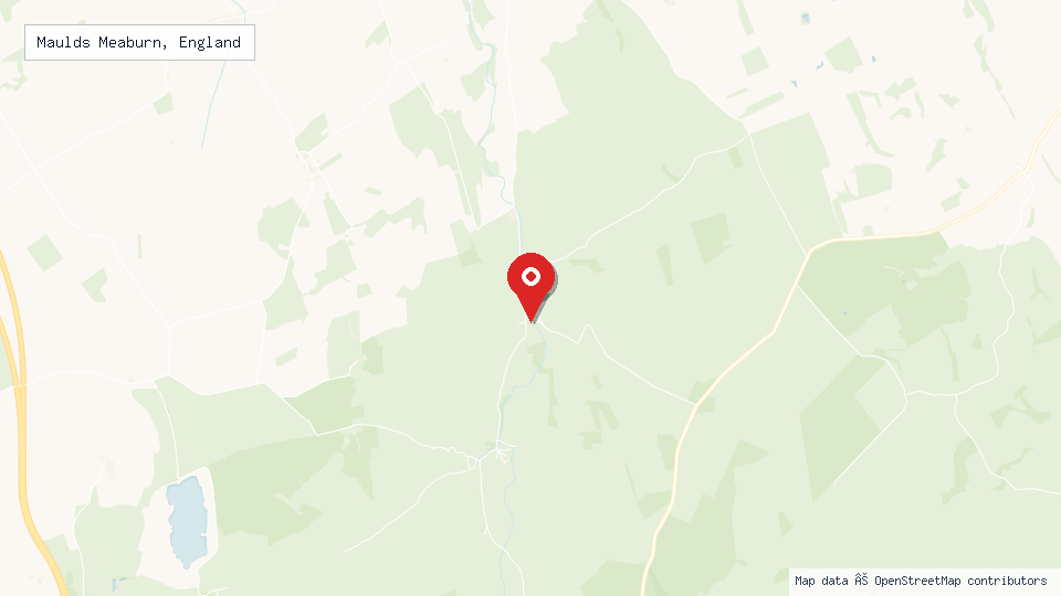 Street map of Maulds Meaburn, England with location pin