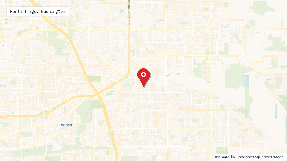 Street map of North Image, Washington with location pin